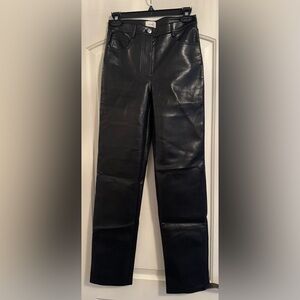 Aritzia Wilfred Leather Pants